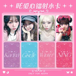 6Pcs/Set GISELLE Idol Girl Group New Series Photocards HD Printd Lomo Cards KARINA WINTER NINGNING Fans Collection Gifts