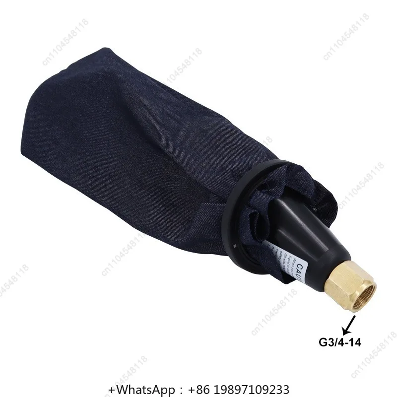 Portable house-hold Dry Ice Maker Basic Edition Standard Thread Valve W21.8 Set Plastic Cone+Collection Bag For 1kg+O-ring Seal