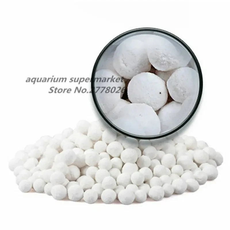 

HONGYI 1 piece ceramic bio porous filter media biological rings aquarium filter fish tank nitrifying bacteria biocycle material