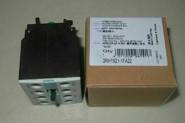 

Brand new orignial 3RH1921-2FJ22 3RH1921-2FE22 3RH1921-2FA22 3RH1921-2FA40 3RH1921-2FA31 Auxiliary switch block Fast delivery