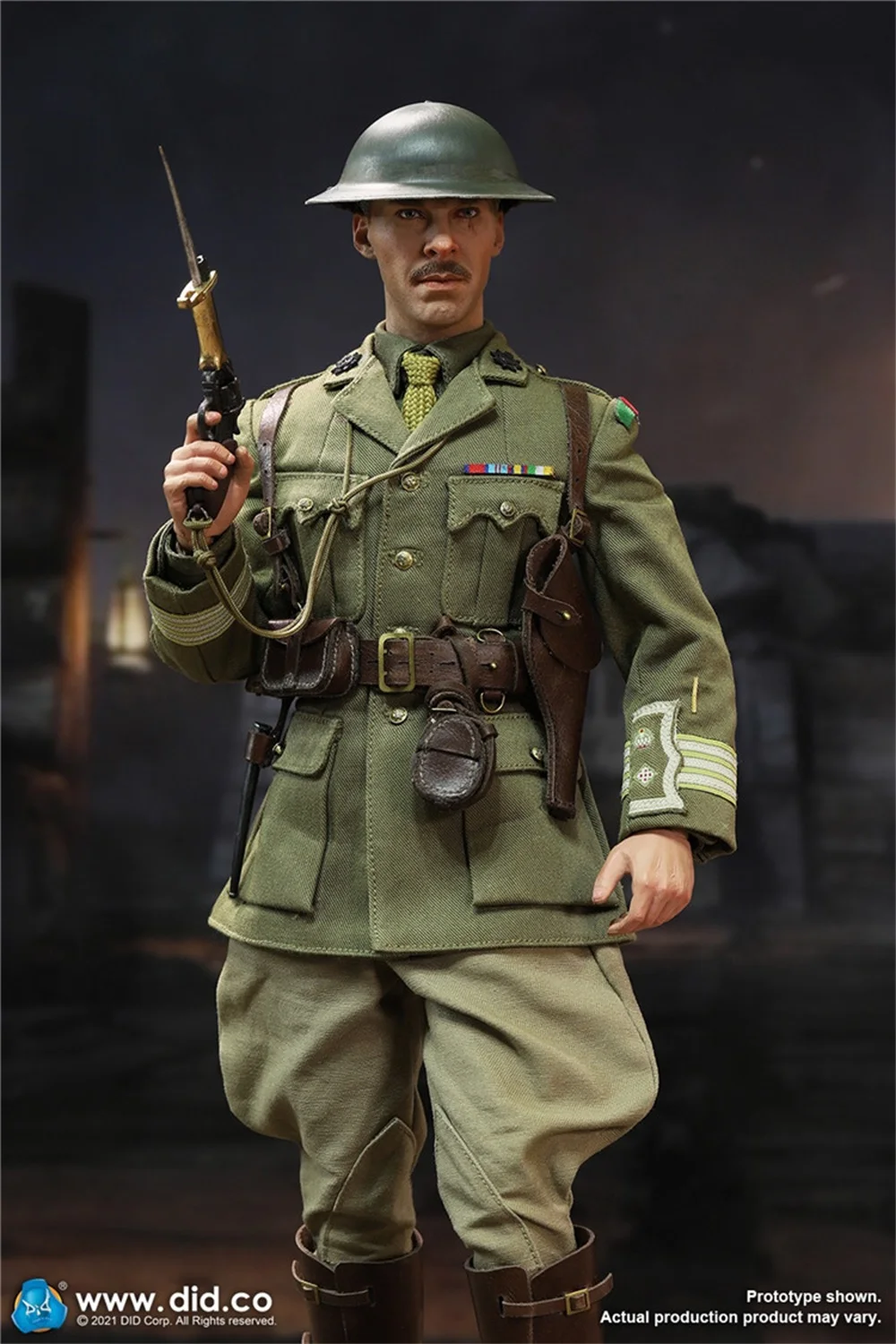 

1/6 DID B11012 E60062 WWI British Colonel General Battalion Military Dress Suit Combat Set Accessories For 12inch Male Action