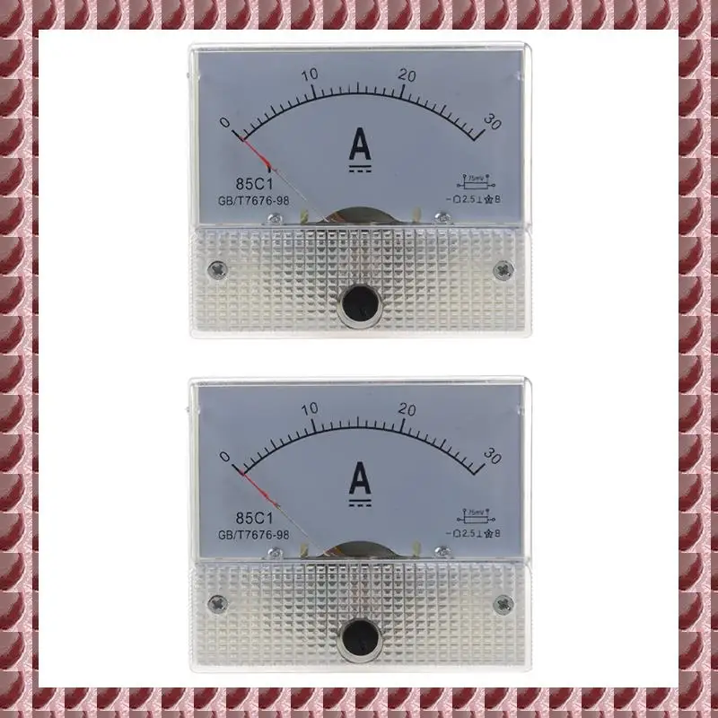 

A95G 2X 85C1 Аналоговый панельный измеритель тока Амперметр постоянного тока 30 А AMP