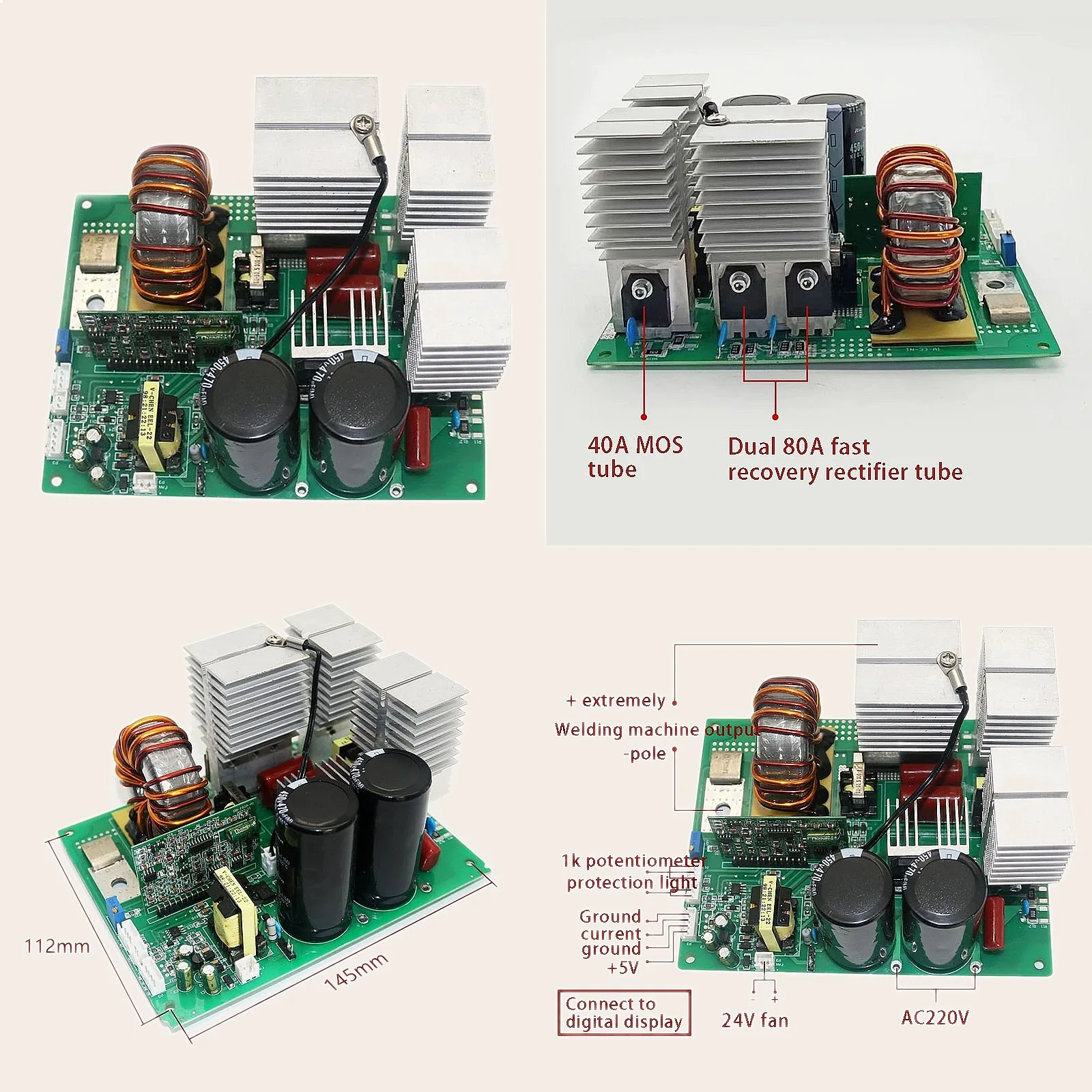 MINI ZX7200/250 Welding Machine Single Tube Circuit Board Universal Control Accessory
