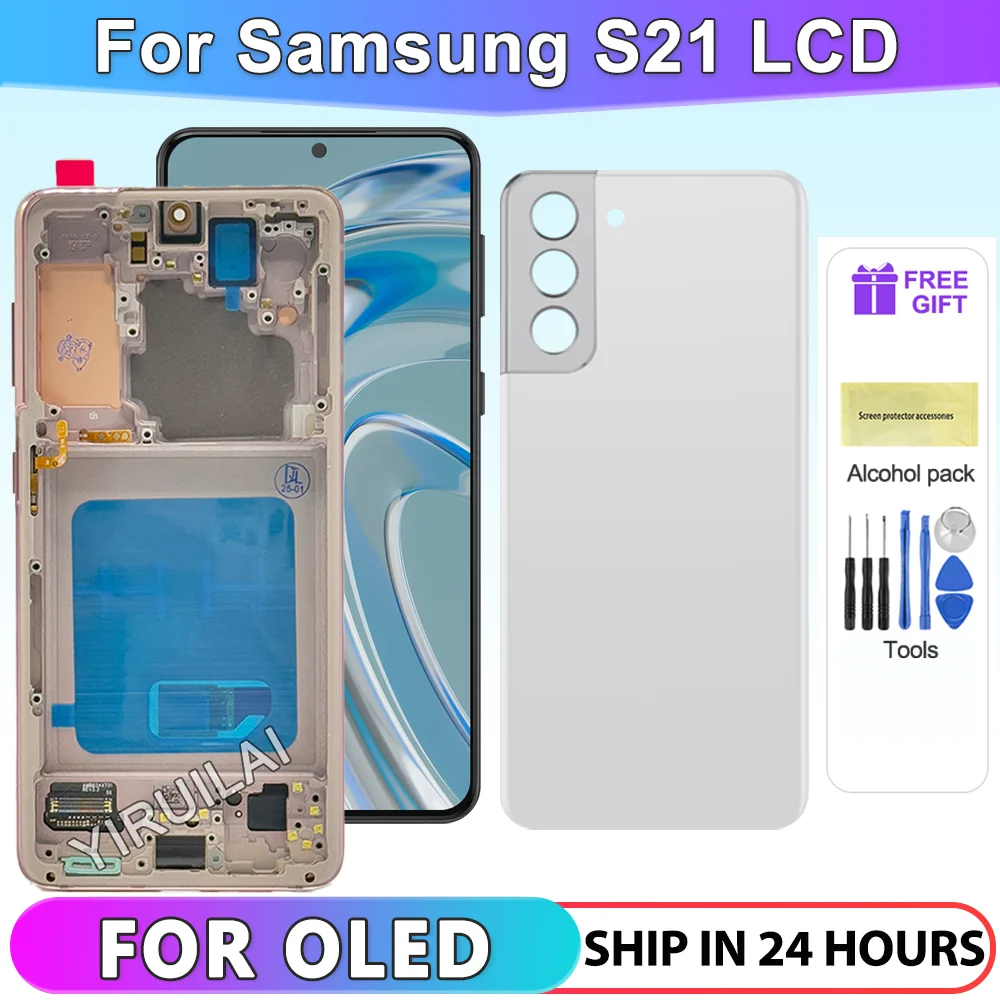 

High Qualty OLED For Samsung Galaxy S21 LCD Display Touch Screen Digitizer Assembly Replacement 100% Testsd