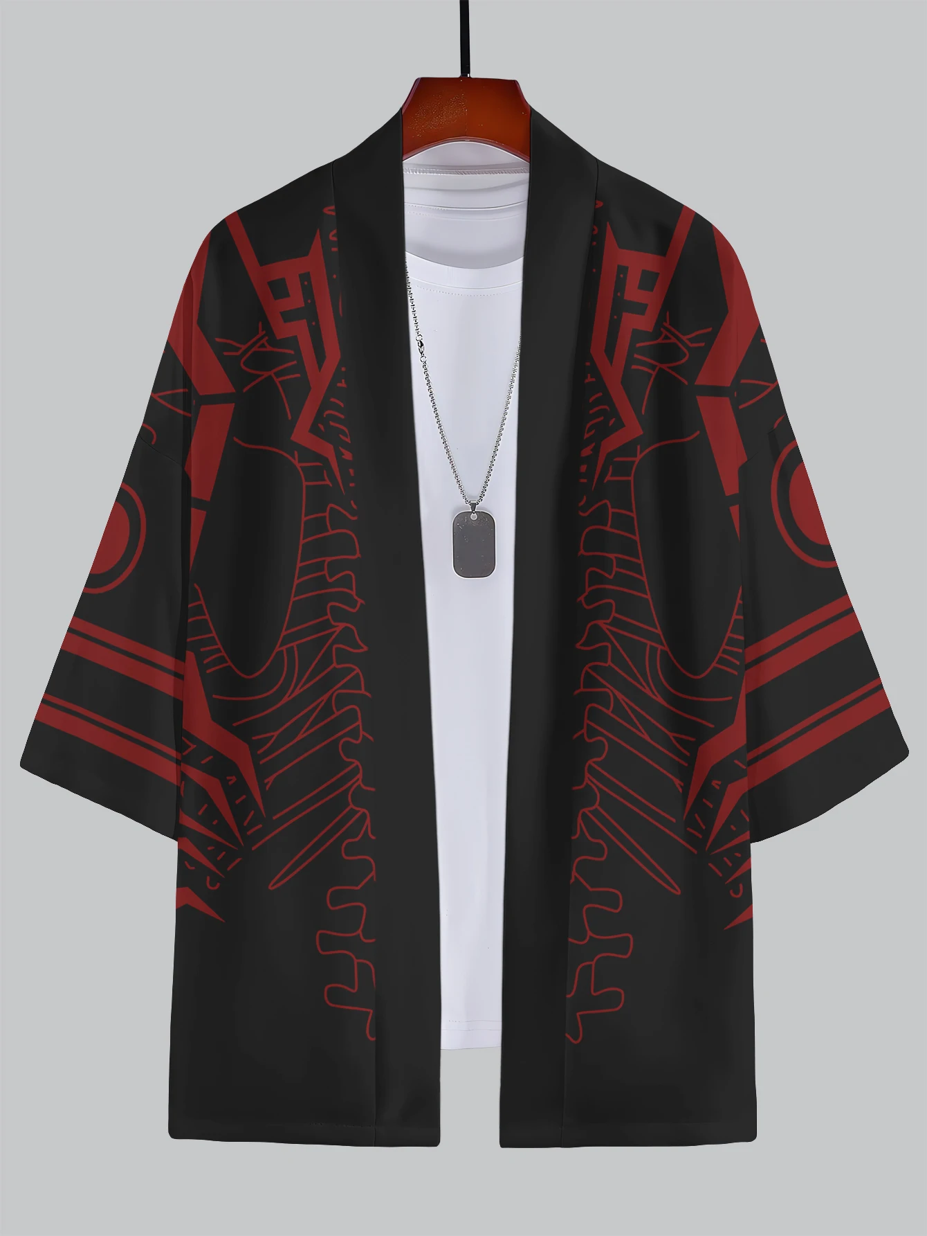 

Men's Summer 3D Casual Kimono Set - Gradient Color & Japanese Art Styles