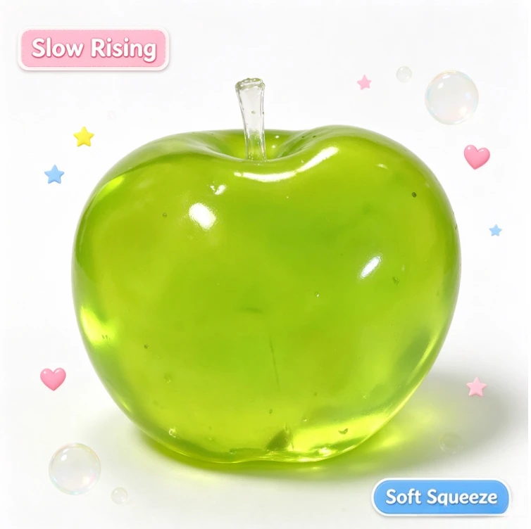 Squishy Toy Apple Slow Rising Maltose Fruit Stress Relief Adult Fidget Decompression Toy Squishies Gift