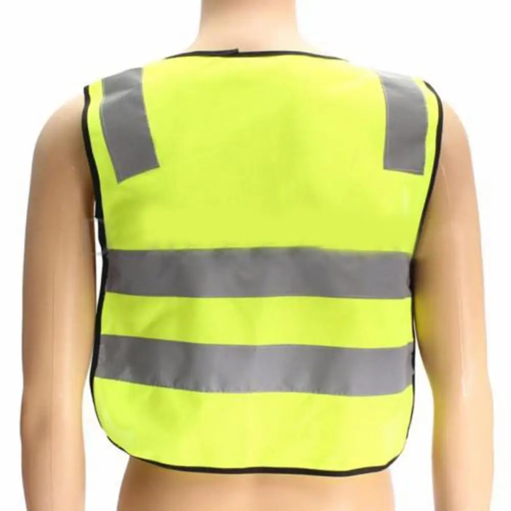 Kids Safety Vest High Visability Jacket School Children Highlight Reflective Straps Night Work Security Cycling Safety Vest