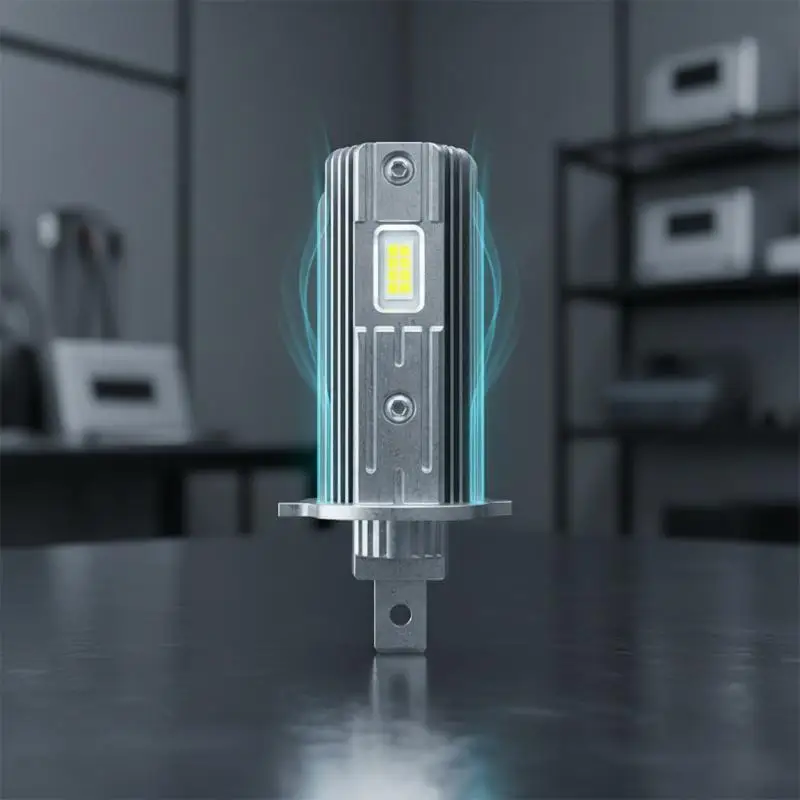 

Светодиодная лампа H1 2500 Вт CSP для автомобильных фар, безвентиляторная, диодные противотуманные фары, 12В/24В, белый свет