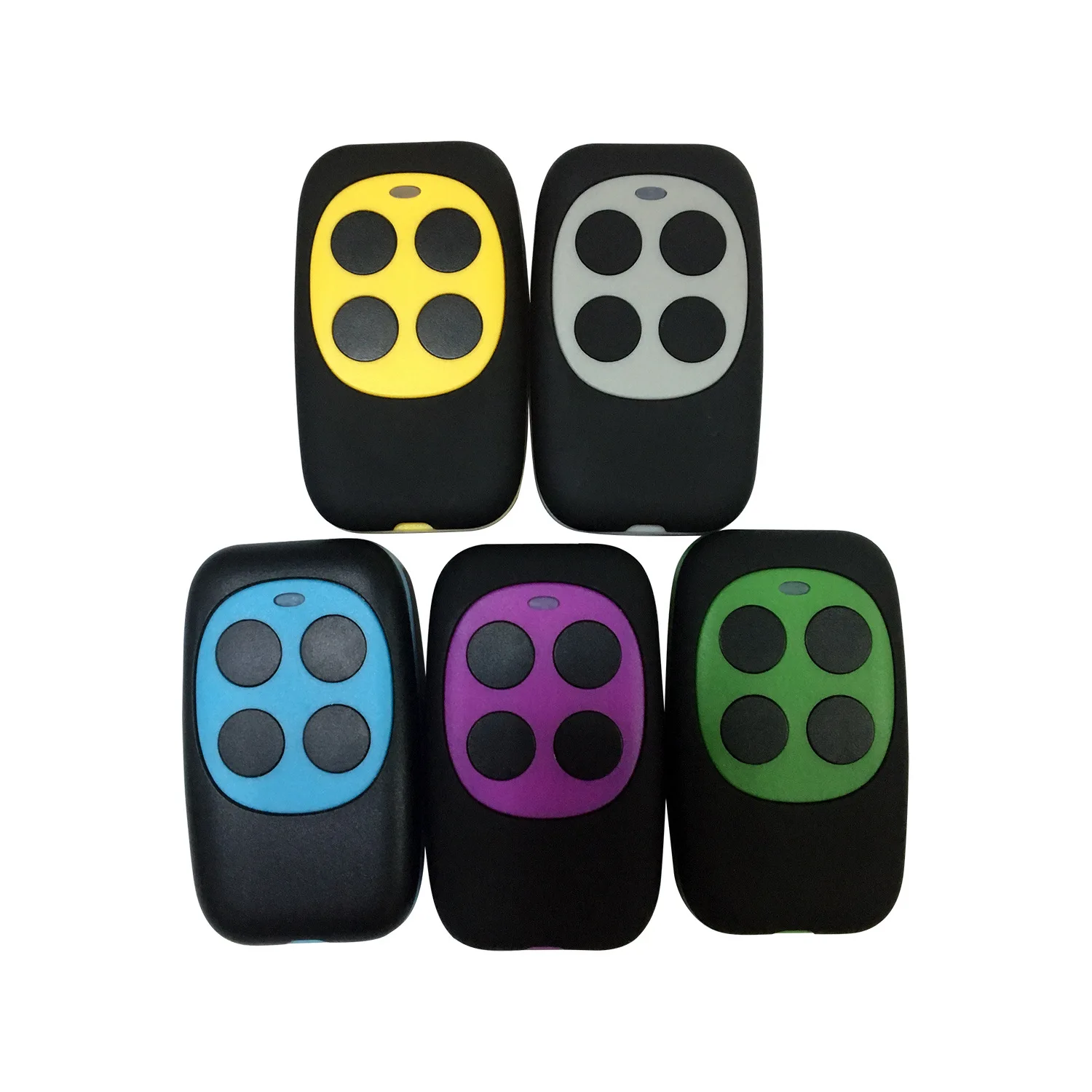 

433Mhz 4 Keys Colorful Remote Control RF Wireless Copy Code Remote Electric Cloning Gate Garage Door Auto Keychain for Home
