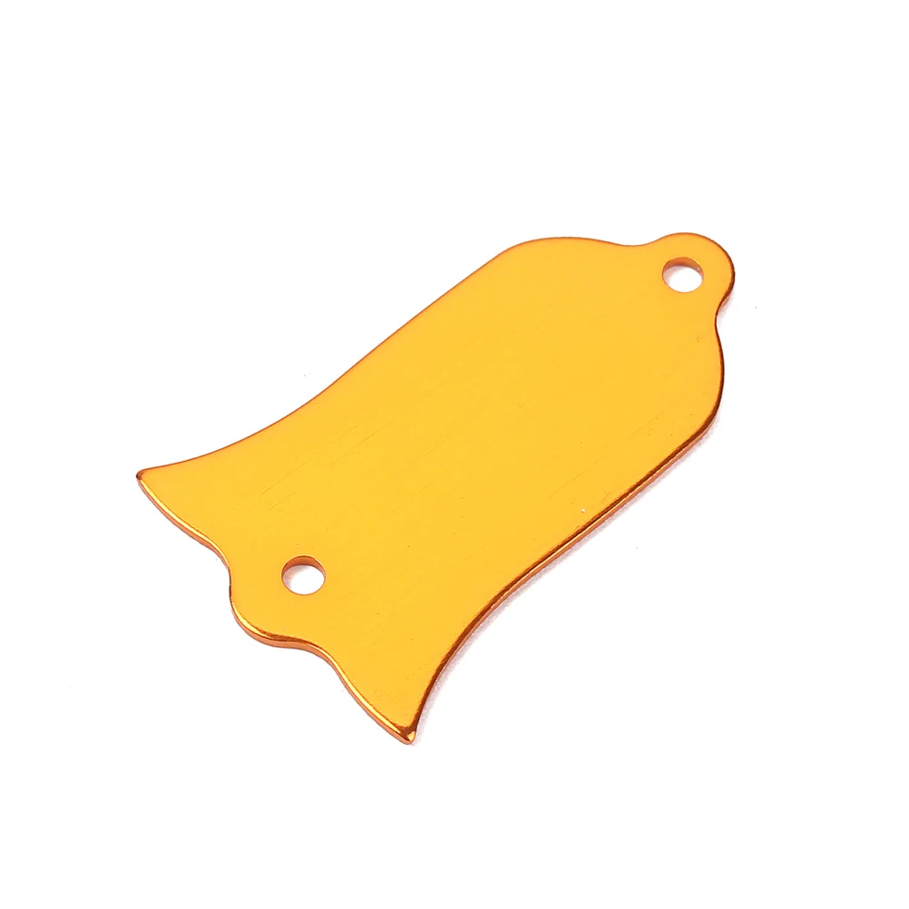 Aluminum Alloy Bell-shape Truss Rod Cover For Electric Guitar Replacement (Gold) guitar truss rod cover