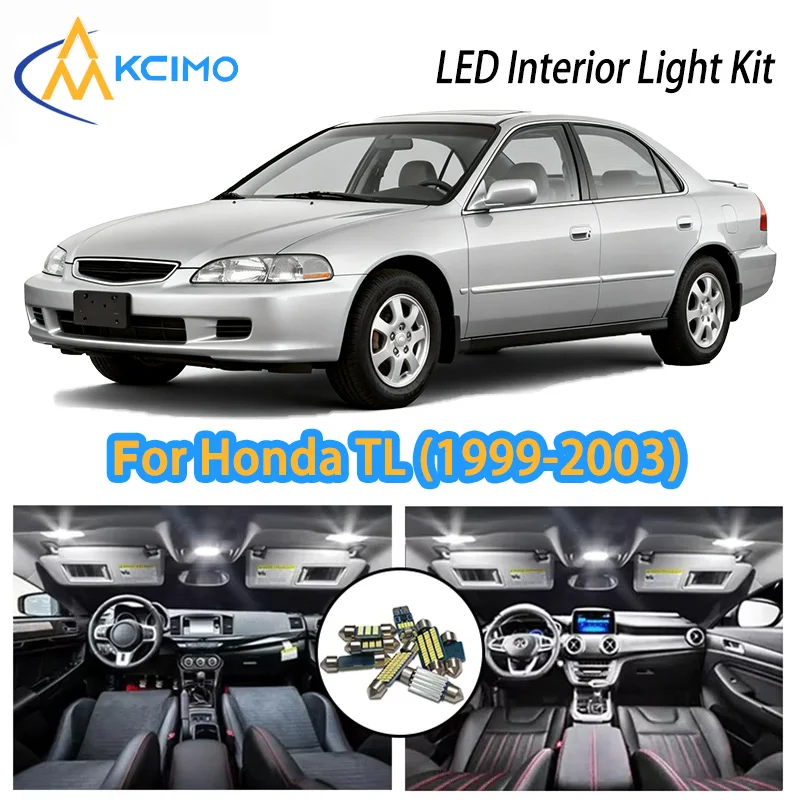 

KCIMO Interior LED Lights Kit Fit For Honda TL (1999-2003), Bright Light, 2 Colors Choices, Durable, Perfect Car Accessory
