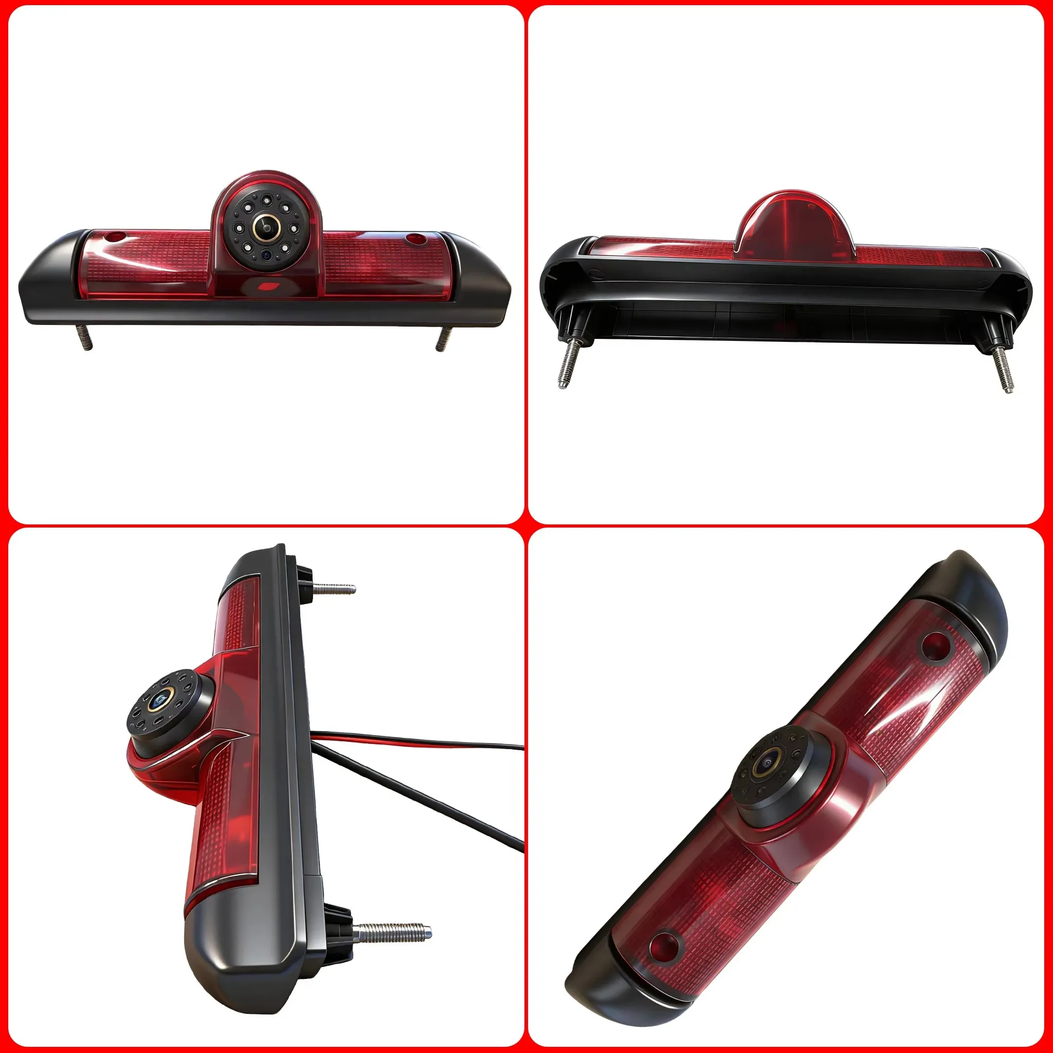 170 Degree Car 3rd Brake Light Rear View Camera Waterproof Night Vision Reverse For Fiat Ducato Peugeot Boxer Citroen Jumper