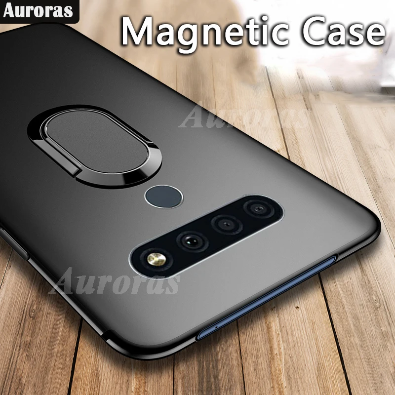 Auroras For LG V50 ThinQ Case Ultra Thin Back Matte With Magnetic Attraction Ring Cover For LG Velvet 5G Soft Case