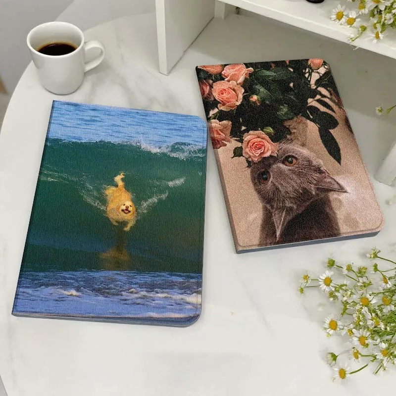 

Чехол для планшета Gray Cat Pink Roses Gift для Samsung Galaxy Tab S7 S8 S9 S10 FE Lite