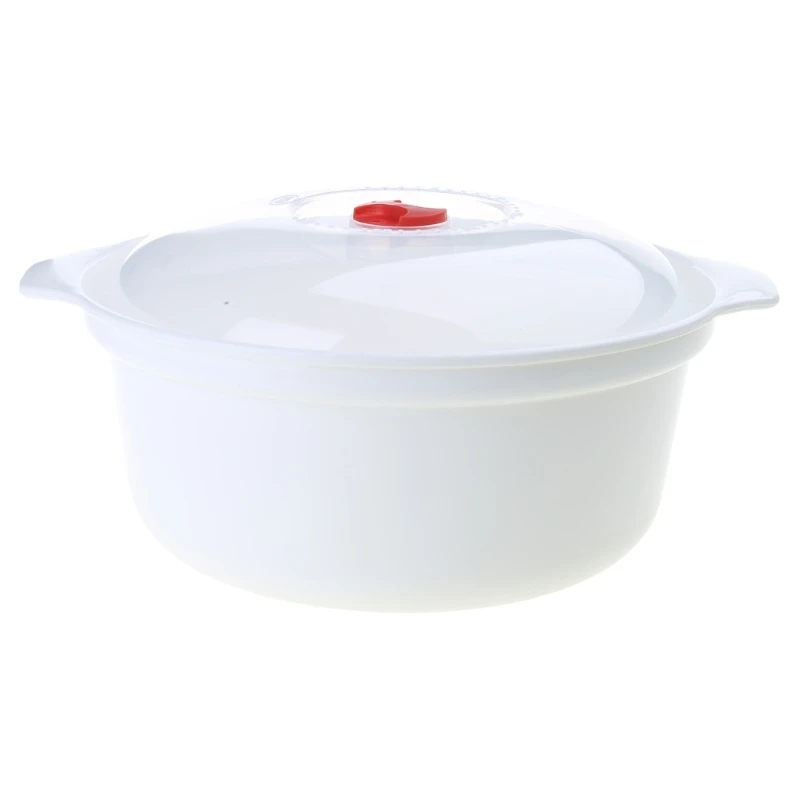 Thickened Plastic Soup Bowl White Plastic Bowl for Soup Washable Dinnerware Microwave Safe Cutlery for Parties Catering