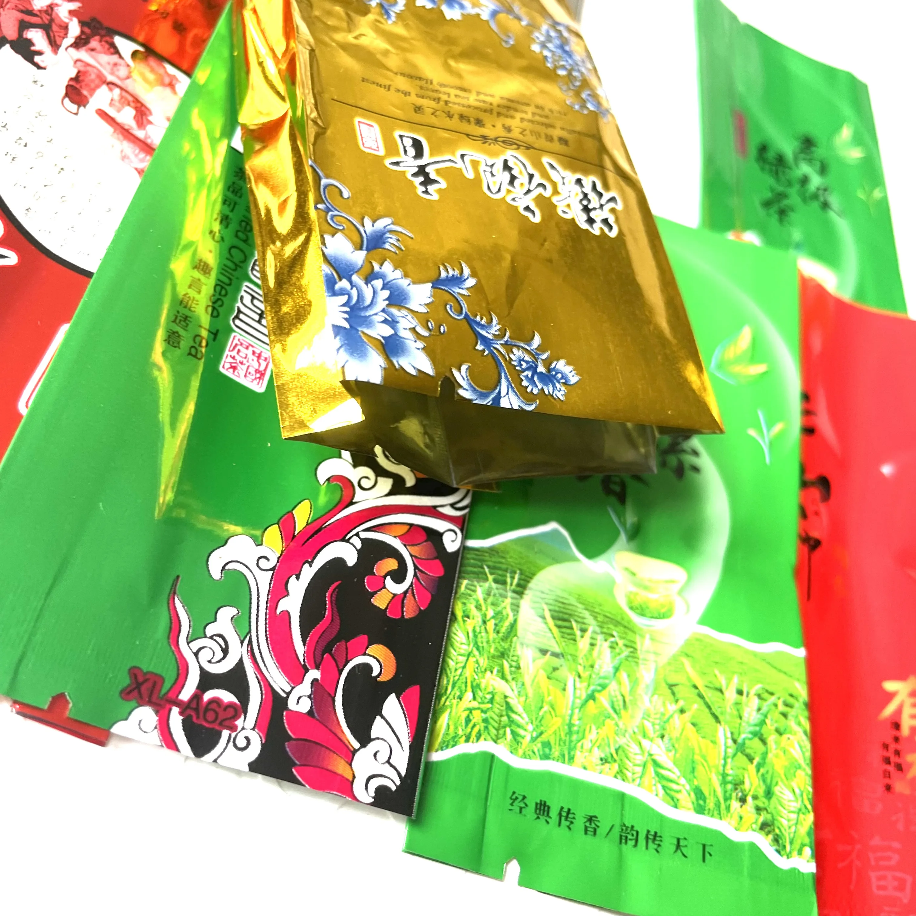 28 Different Tea Package Bags Including Oolong Pu-erh  Green Tea Flower Tea Gift 250g Chinese Vacuum Plastic package Bags