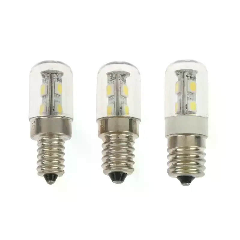 /PFU/E12 E14 E17 LED Fridge Light Bulb 220V Refrigerator Corn Bulb LED Lamp Cold White Replace Halogen Chandelier Lights