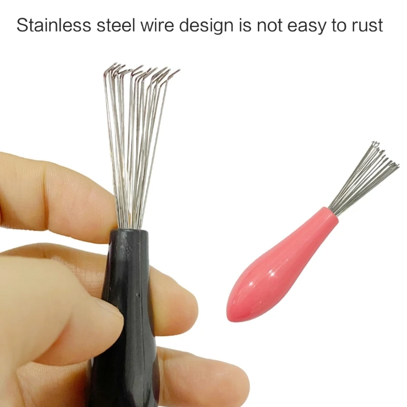 Hair Brush Cleaner Cleaning Tool Comb Cleaner Hair Brush Cleaner Comb Brushes Hair Dirt Remover Brush for Home Salon Dropship
