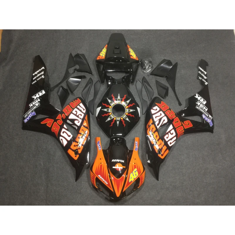 ABS Plastic Fairing Kit for 2006 2007 CBR 1000RR Injection Fairings cbr1000rr 06 07 CBR1000RR REPSOL Protective Frame Body Parts