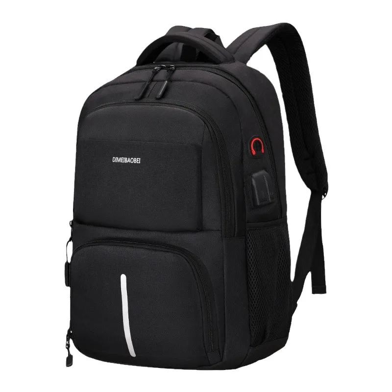 Men's Large Capacity Backpack Larger Capacity USB Port Business15.6 inch Laptop Outdoor Leisure travel student backpack Daybag