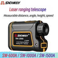 SNDWAY telescope laser range finder 600m 1000m 1500m monocular metro laser distance meter for hunting digital tape Measure laser