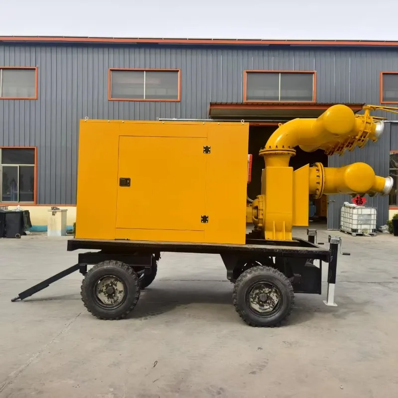 High Lift Diesel Engine Self-Priming Pump Truck Municipal Flood Control Large Flow Mobile Drainage Pump Water Pump Truck