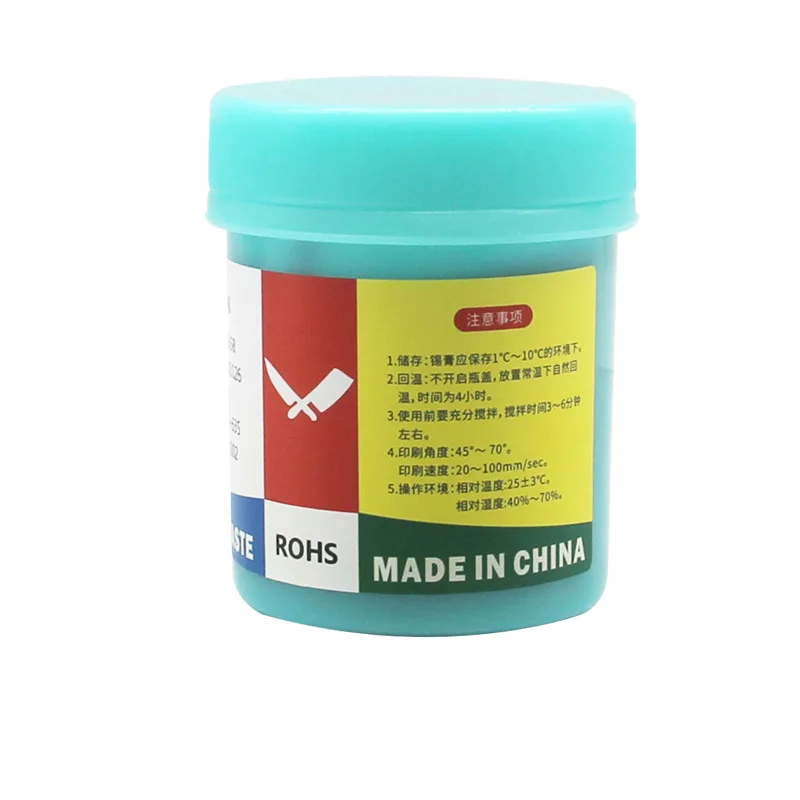 Solder pate SMT patch Sn42Bi58 Sn62.8Pb36.8Ag0.4 200g/bottle Solda Solder paste Low temperature 138℃ 181℃