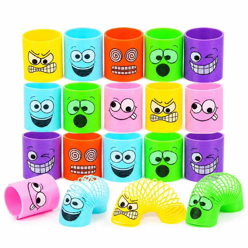 12/24/36 Stück Regenbogen-Spiralfeder-Spielzeug Stressabbau-Fidget-Spielzeug Kindergeburtstags-Partyzubehör Klassenzimmer-Preise Geschenktüten-Füller