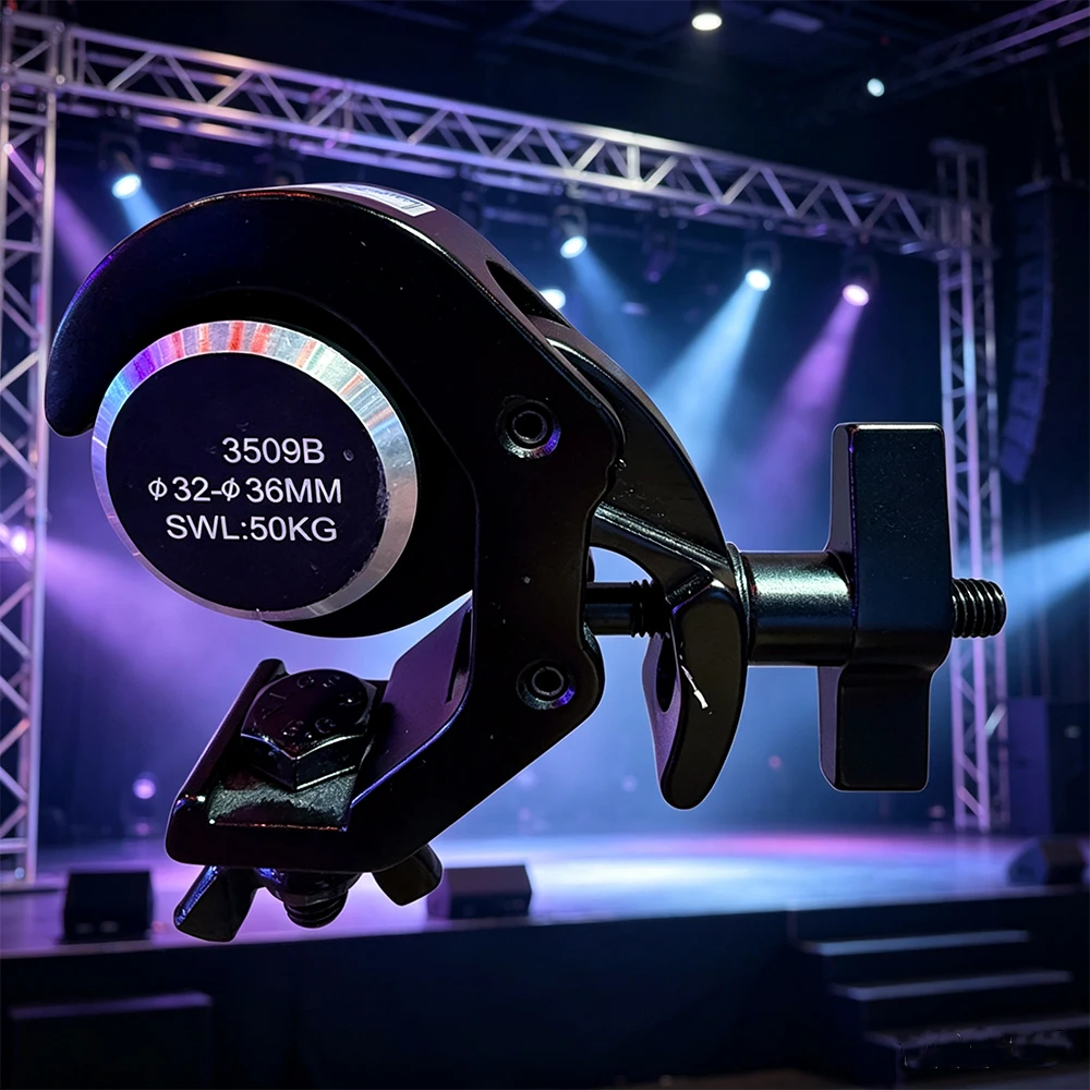 20Pcs/Lot Quick Rig Truss Clamp Hook Coupler, SWL 50KG, Fits 30-41mm Truss Pipe for Stage Light Fixtures