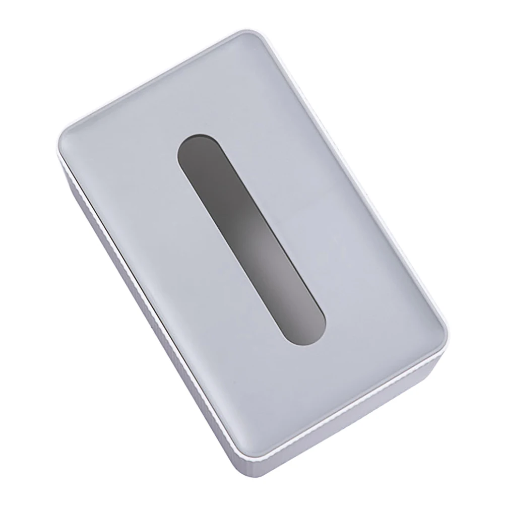 

Tissue Box Home Napkin Container Corrugated Paper Storage Holder Sturdy Organizer Pp Desk Tissue Case Bedroom Office Travel Car