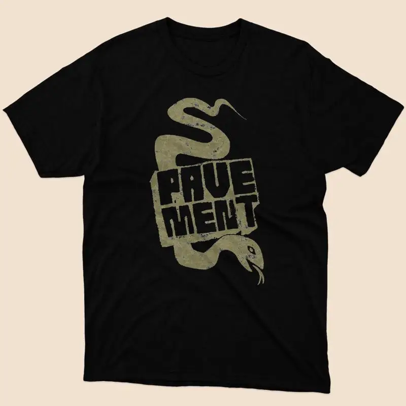 Pavement Snake Classic T shirt Black Size S to 5XL
