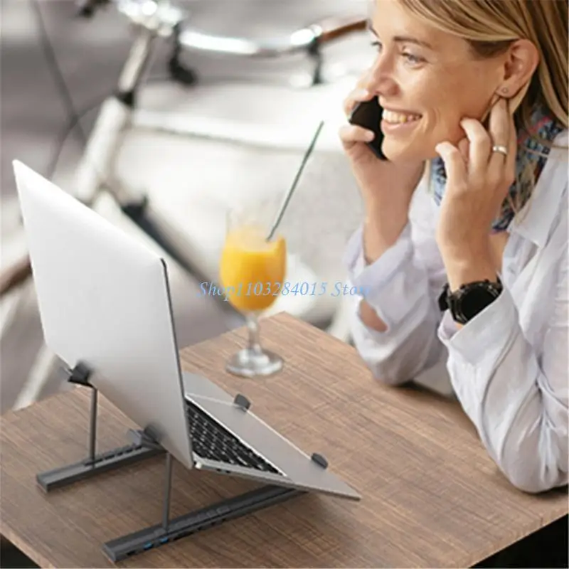 

R6FF Алюминиевый тип C HUBS с 4K, USB3.0 и типом C 3 Многократный порт передачи данных USB C -Spliter Expander