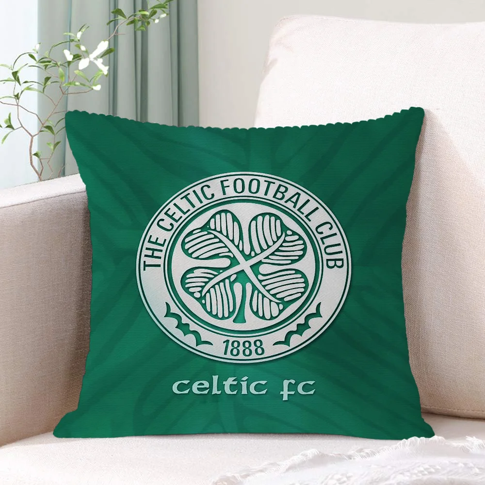 C-Celtic FCS Lisbon Lions Home and Decoration Football Pillow Cover Pillow Covers Decorative Cushions Cover for Sofa Cushion