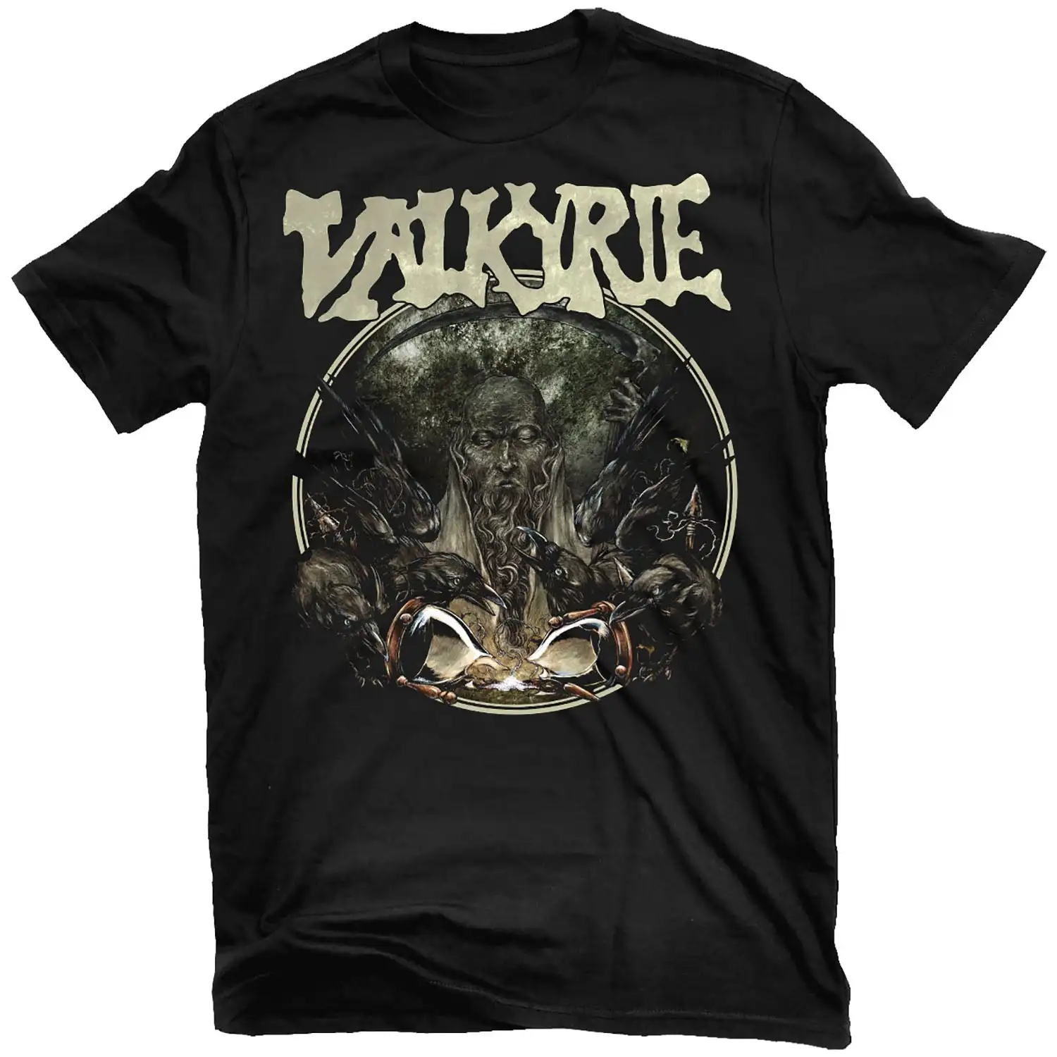 Valkyrie Fear Band Graphic Tee T-shirt unisexe décontracté à col rond 100% coton, haut d'été