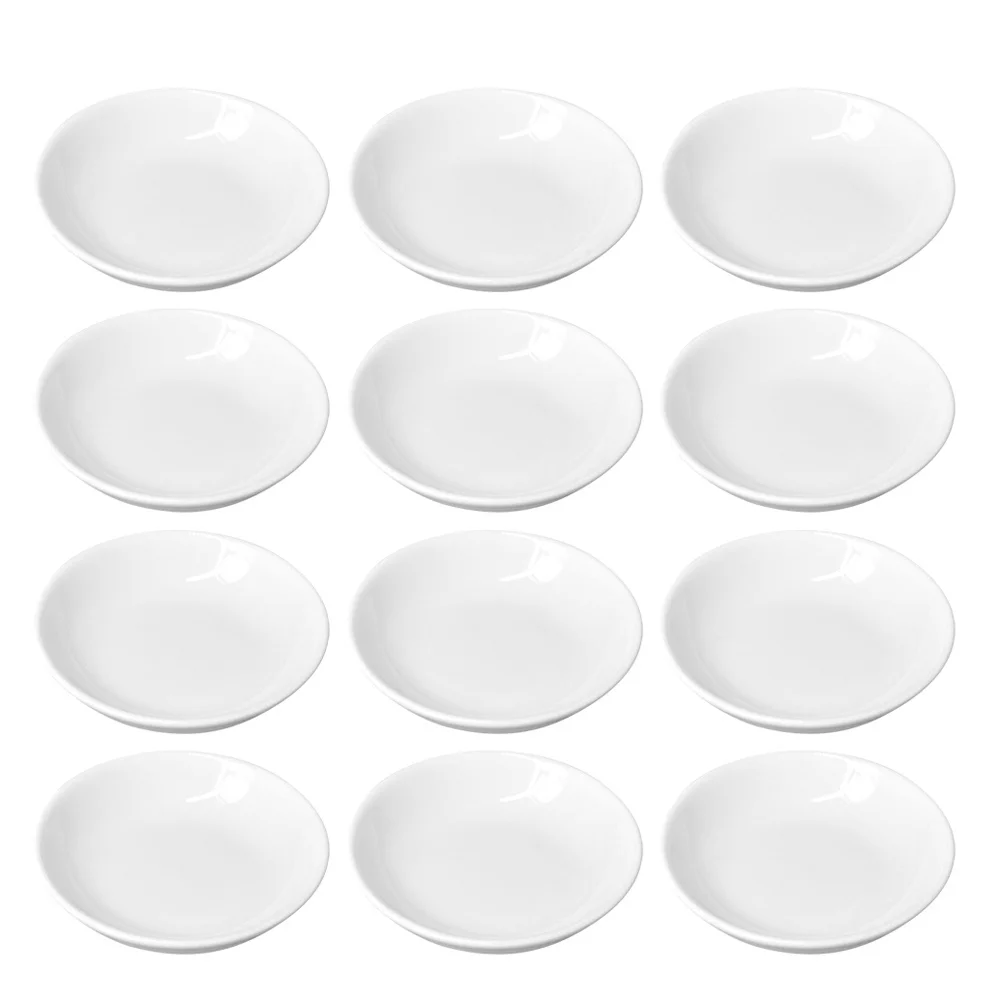 

SHINEOFI 12Pcs 10.5cm Round Plastic Paint Trays Mixing Palette for Watercolor Ink Art Painting Tools