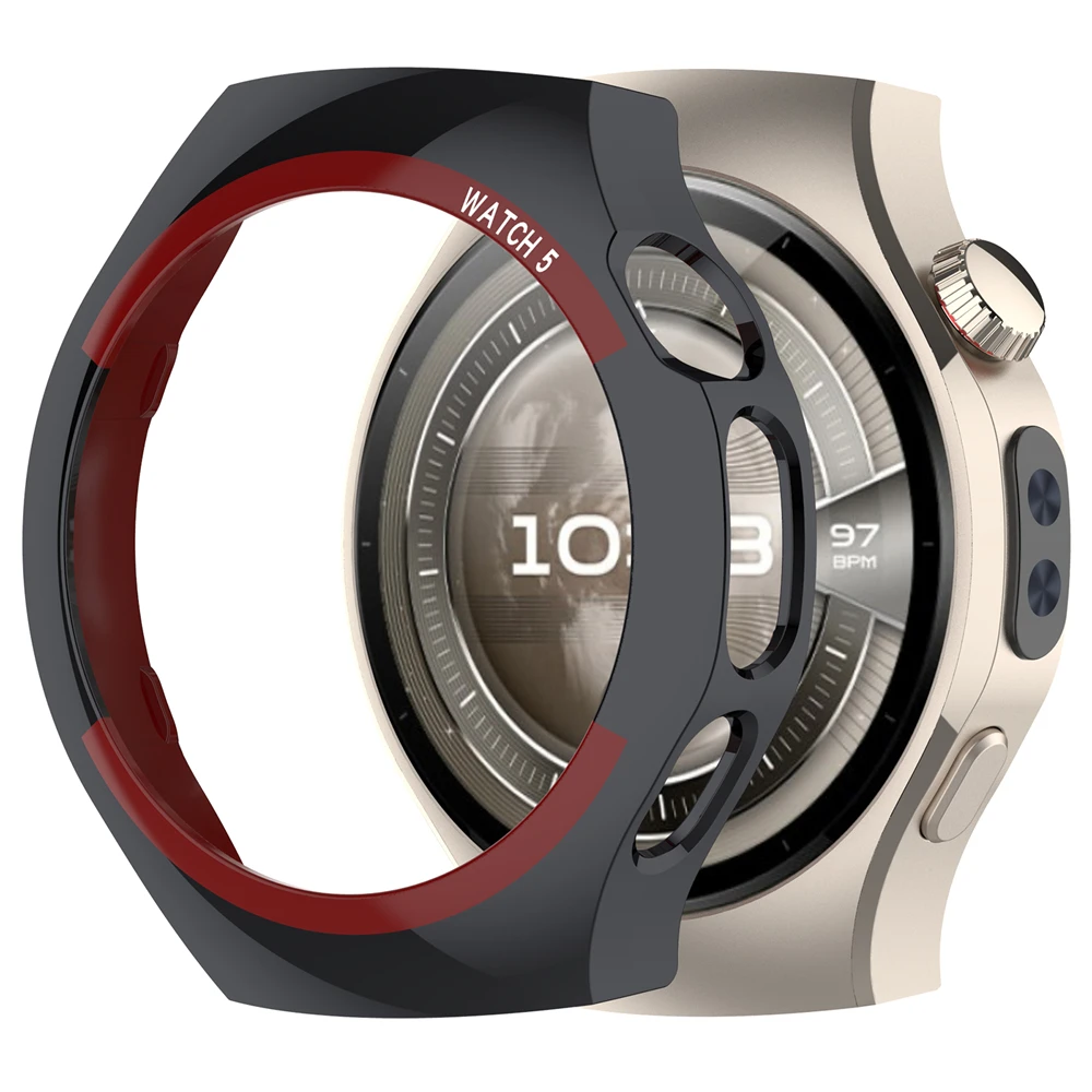 Capa para huawei watch 5 mudando instantaneamente aparência de exploração de espaço mudando instantaneamente quadro de concha de alta qualidade pc sli