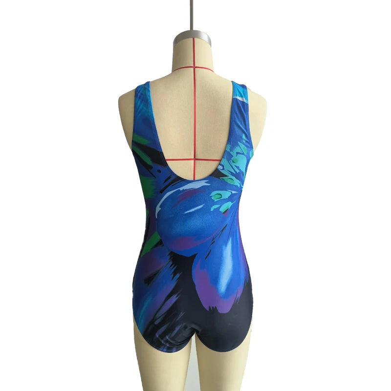 Nacular Push Up Swimwear Backless Beach Bathing Suit Print Sexy One Piece Women Swimsuit Sports Professional 2023 New