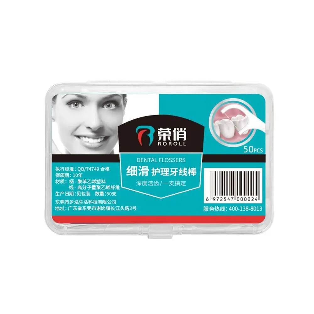 

Tooth Care Toothpicks Organizer Oral Cleaning Teeth Floss Storage Box Automatic Case Teeth Flosser Stick Floss Pick Dispenser