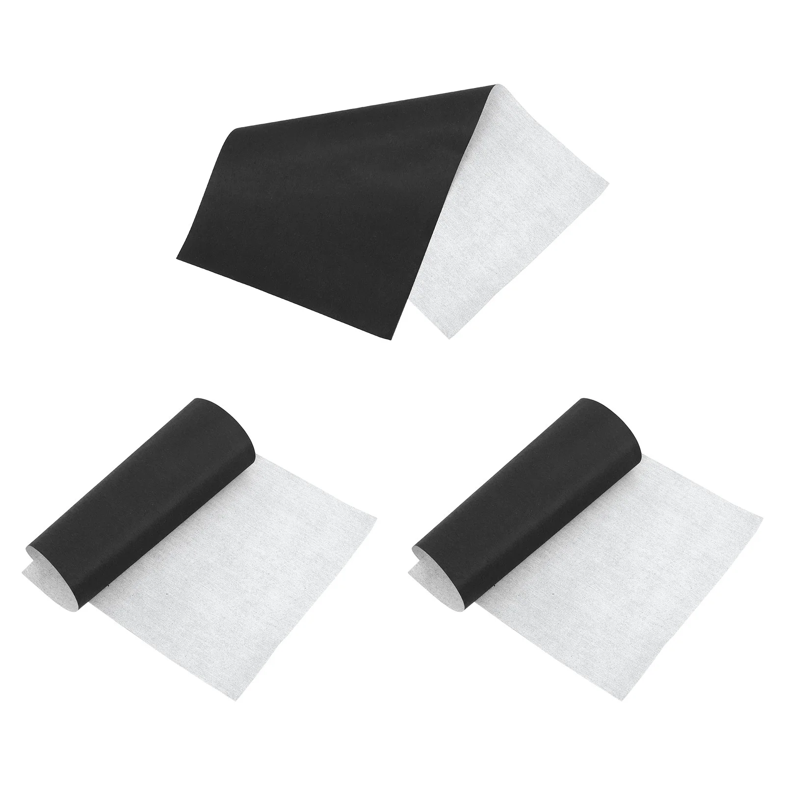 3pcs Blank Water Writing Cloth Reusable Imitation Rice Paper Calligraphy Practice Sheets Smooth Writing Portable