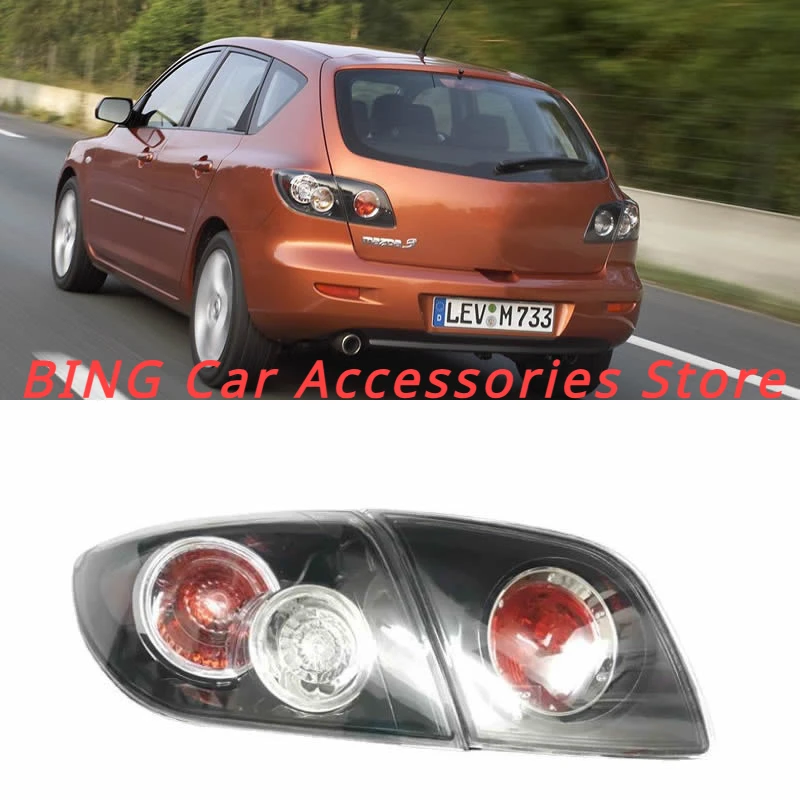 Car Accessories Tail Light Assembly For 2007 2008 Mazda 3 HATchBACK Stop Lights Turn signal lamp Replace original tail light