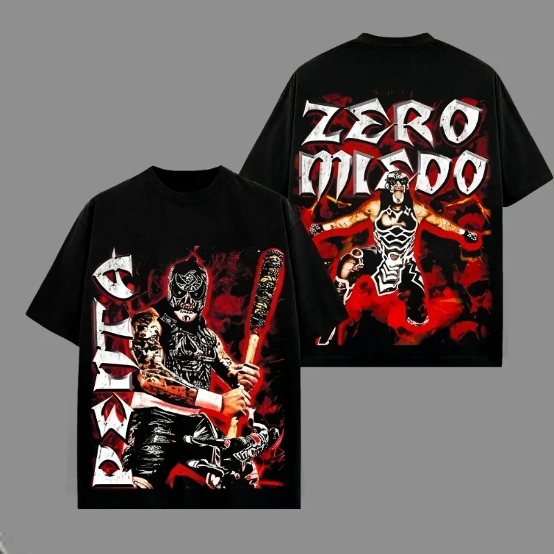 Penta El Zero Miedo Merch 2026 Unisex T-shirt Men Short Sleeve Tops fashion Tee Clothes Causal Y2K Tops