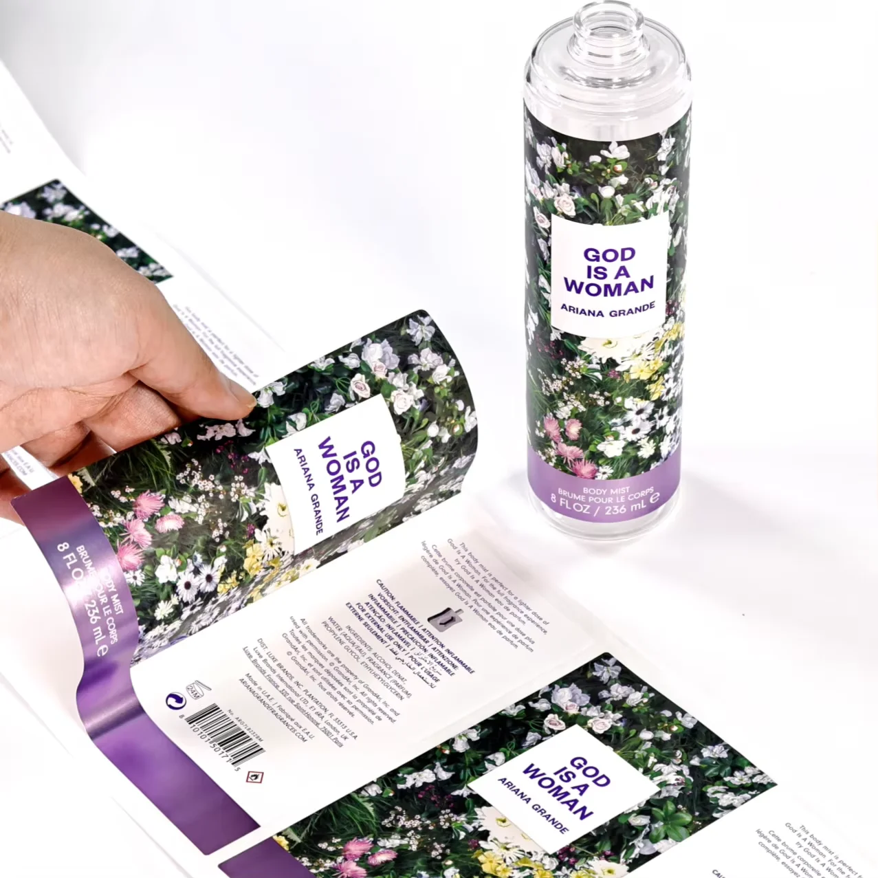 Custom Perfume Bottle Labels｜Cold Foil｜Luxury Satin Finish｜Premium Packaging Stickers