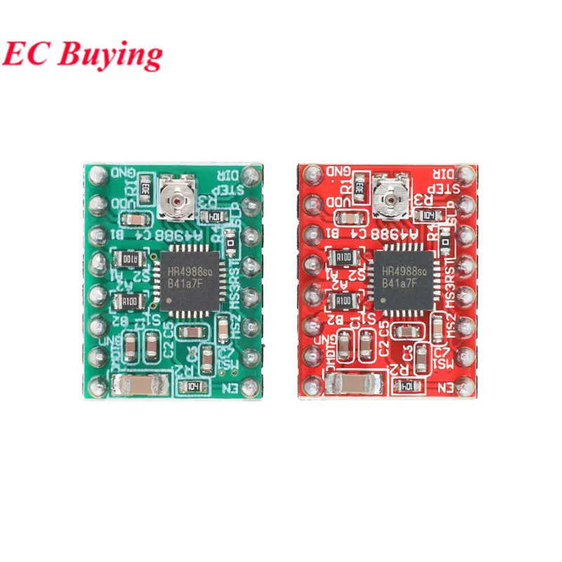 10Pcs/1pc Reprap Stepper Motor Driver Module Board A4988 DRV8825 Motor Clipping Filter Heat Sink For 3D Printer Accessories