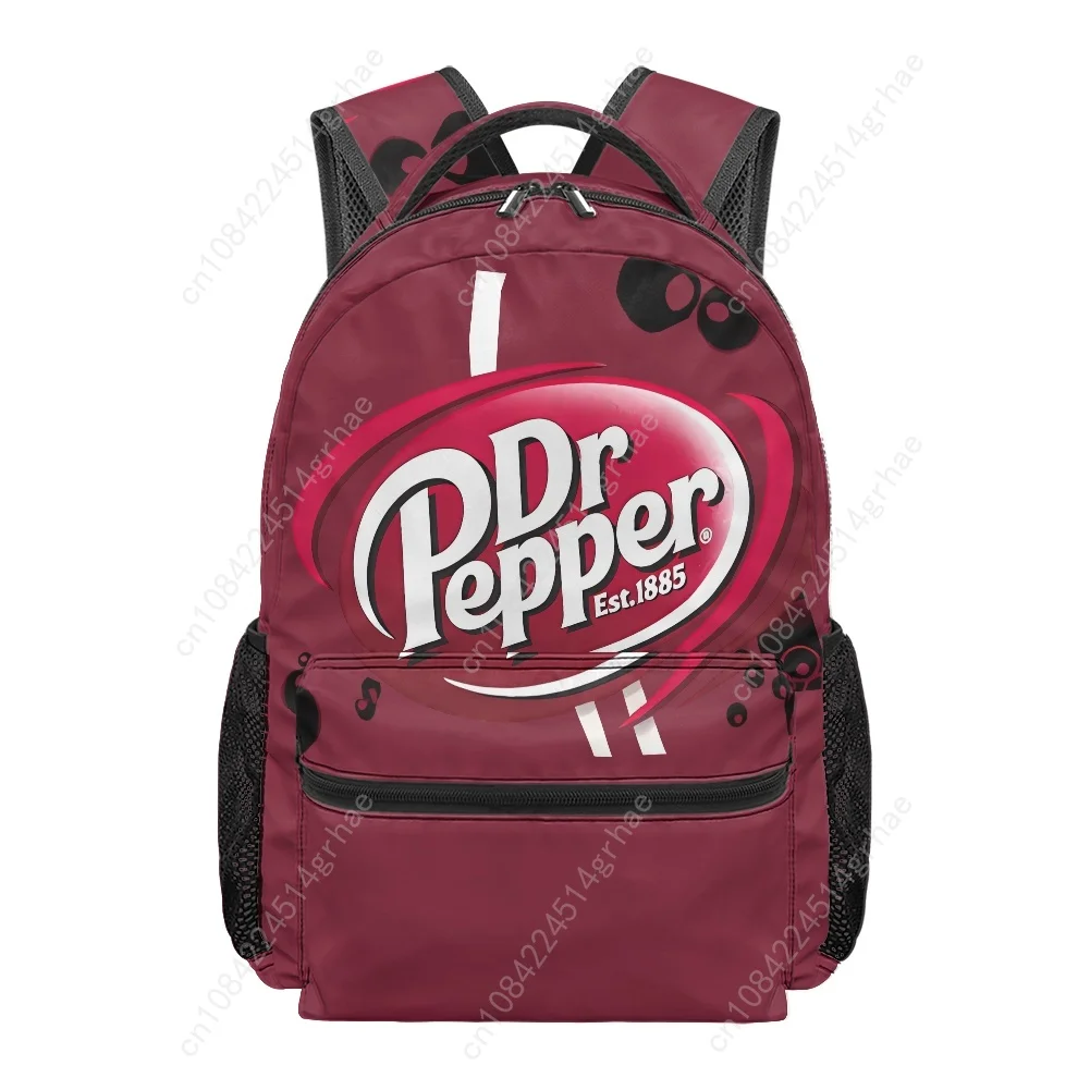 Dr P-Peppers All-over Print Student Backpack Custom Casual Suitable for Travel and Camping Lightweight, and Easy To Clean