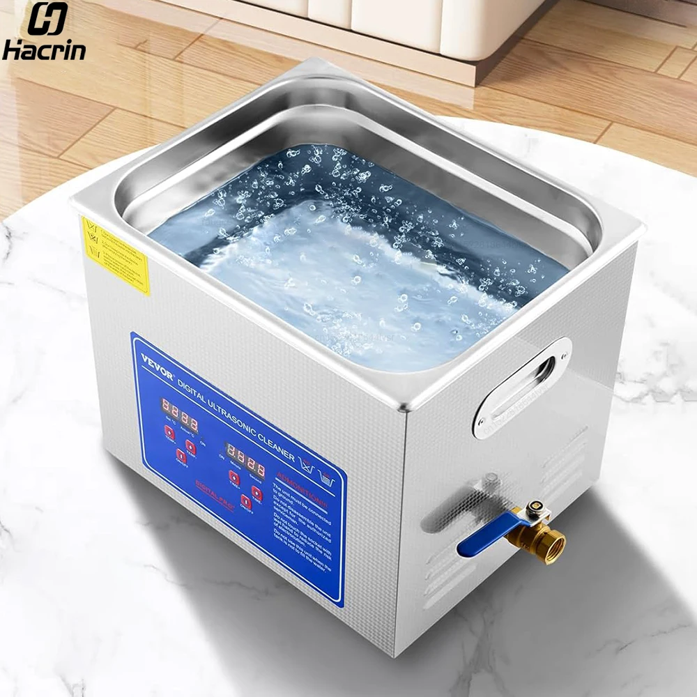 Ultrasonic Cleaner 1.3L 2L 3L 6L 10L Ultrasound Cleaning Machine for Glasses Jewelry Tool Parts Rings Washing Ultrasonic Bath