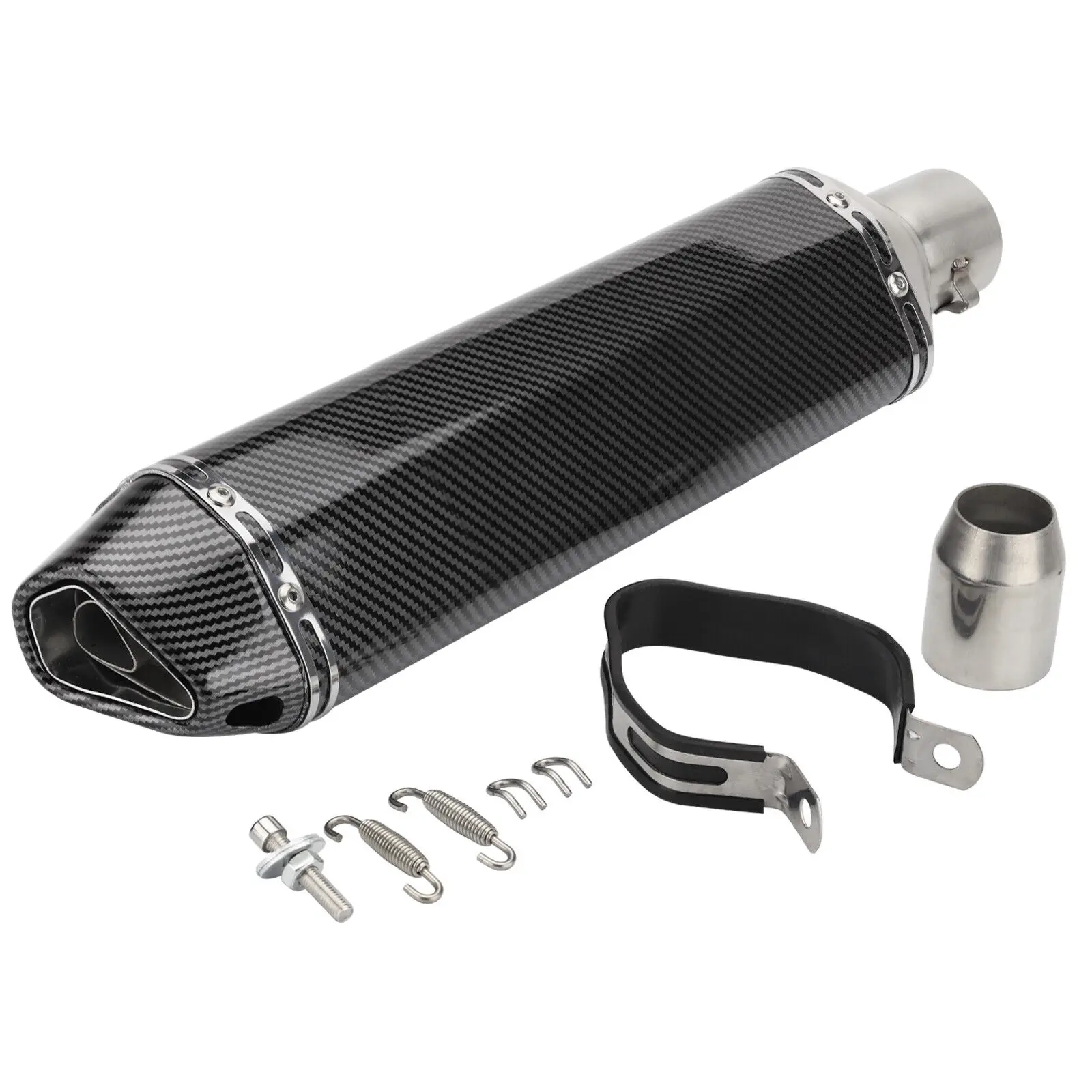 470mm exhaust motorcycl Muffler Escape Moto TubFor kawasaki NINIA 650 tmax 500 tmax 530 SUZUKI gw250 ATV Dirt Pit Bike