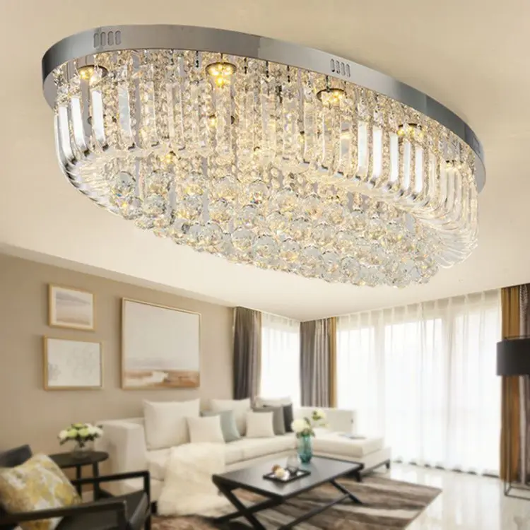 

Oval shaped living room dining room light Hotel lobby crystal lights Entrance hall, hallway, entrance hall, ceiling light