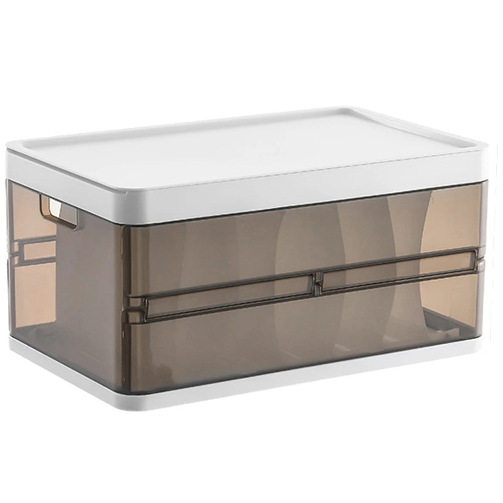 صندوق تخزين السراويل BHBL، صندوق حجرة الملابس، صندوق تنظيم الملابس لخزانة الملابس على القمصان المنزلية، مع قسم