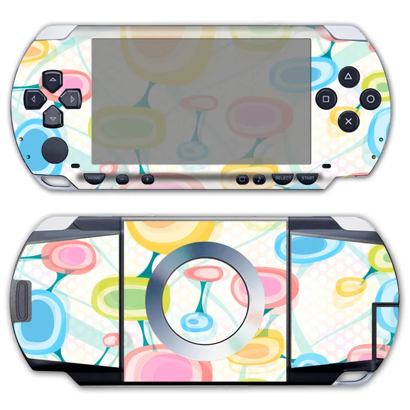sticker huid Kleurrijke hoogwaardige waterdichte gamesaccessoires vinyl sticker voor PSP 1000 skinsticker