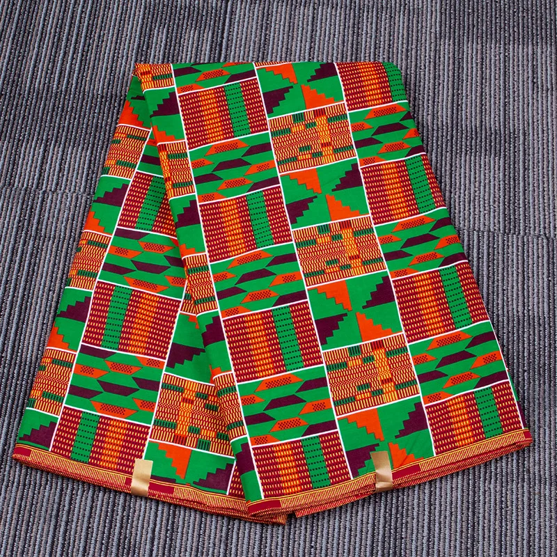 2025 Royal Wax Batik Print Africa Fabric Pagne Soft Cotton Ankara Kente Real Textile Tissu Best Quality For Party Dress Handmake